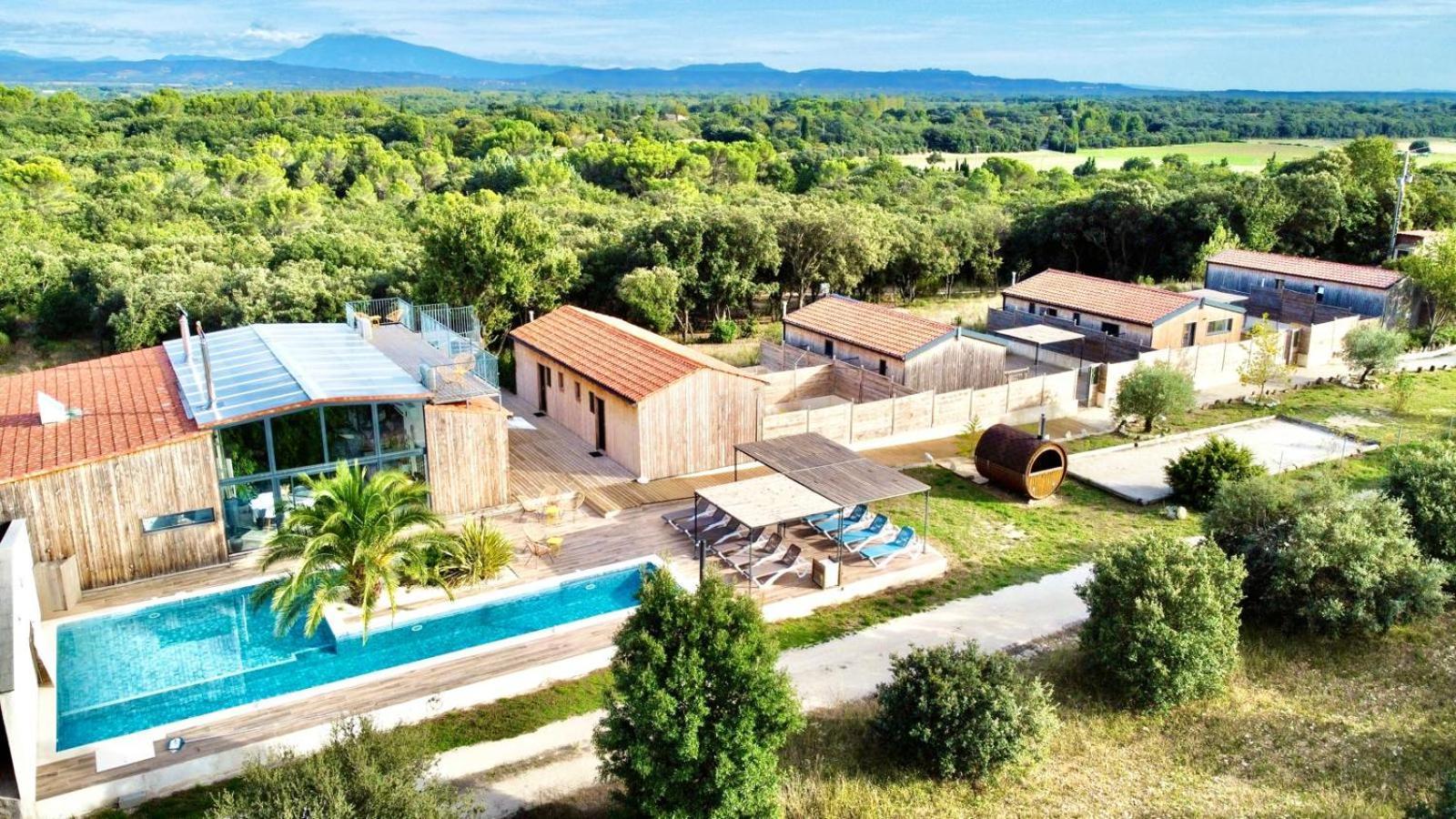 Nuiki Lodges - Chambres D'Hotes Montségur-sur-Lauzon Εξωτερικό φωτογραφία